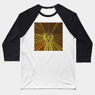 Electroluminated Skull Radiate - Boa Baseball T-Shirt